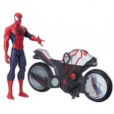 Marvel Spider-Man Titan Hero Series 12 inch Action Figure - Spider-Man with Spider Cycle