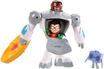 Teen Titans Go! Screen Scenes Action Figure - Cyborg and Robin