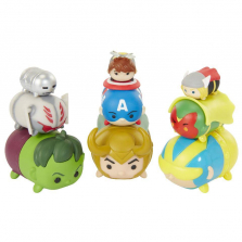 Marvel Tsum Tsum Figure - 9 Pack (Giant Man, Loki, Hulk, Vision, Captain America, Ultron, Thor, Wasp and, Iron Mark)