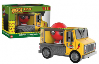 Funko Dorbz Ridez 3 inch Vinyl Figure - Deadpool with Chimichanga Truck