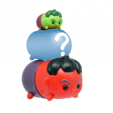 Marvel Tsum Tsum Series 3 3 Pack Mini Figures - Hulk, Mystery Figure and Red Hulk