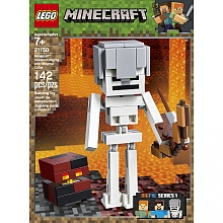 LEGO Minecraft Skeleton BigFig with Magma Cube 21150