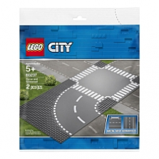 LEGO City Supplementary Curve and Crossroad 60237
