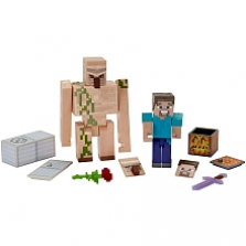 Minecraft Comic Maker Steve and Iron Golem 2-Pack - English Edition