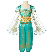 Disney's Aladdin Live Action Jasmine Peacock Dress