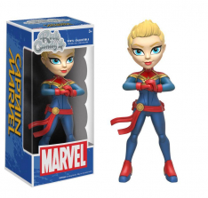 Funko POP! Marvel: Rock Candy 5 inch Collectible Vinyl Figure - Captain Marvel