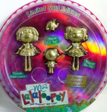 Мини-куклы Лалалупси "Золотая коллекция" Jewel Sparkles, Spot Splatter Splash & Trinket