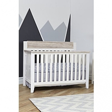 Suite Bebe Hayes 4-in-1 Convertible Crib, White/Natural