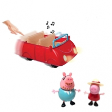PEPPA PIG - Deluxe Lights & Sounds Family Car