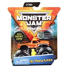Monster Jam, Official El Toro Loco Monster Truck, Crazy Creatures Series, 1:64 Scale