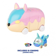 Ritzy Rollerz Toy Cars with Surprise Charms, Sprinklez on Wheelz Donut Shop Playset with Donut Dani