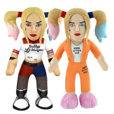 Bleacher Creature DC Comics Suicide Squad Dynamic Duo 10 inch Stuffed Figures - Prison Harley Quinn and Harley Quinn