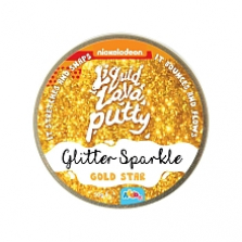 Nickelodeon Liquid Lava Putty Glitter Gold Star