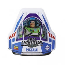 Disney Pixar Toy Story 4 Shaped Buzz Lightyear Tin With 48-Piece Surprise Puzzle