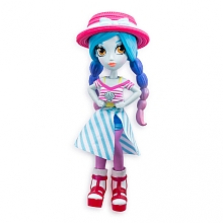 Off The Hook Style Doll, Mila (Summer Vacay), 4-inch Small Doll with Mix and Match Fashions