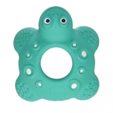 "MAM Friends Bob the Turtle 100% Natural Rubber Developmental Teething Toy, 5+ Months"