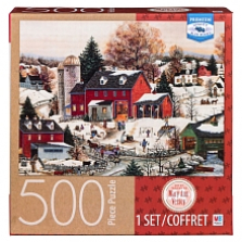 Artist Mary Ann Vessey - 500-Piece Adult Jigsaw Puzzle - Maple Sugar Time