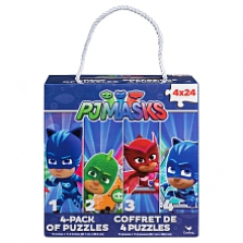 PJ Masks 4-Pack of Puzzles