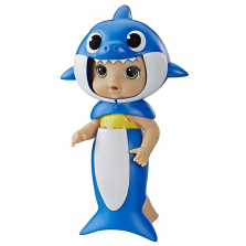 Кукла Baby Alive в костюме Baby Shark голубая