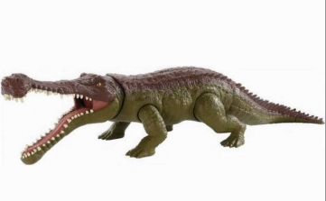 Игровой набор Фигурка Jurassic Evolution World Крокодил Sarcosuchus ( Саркозух) battle at big rock
