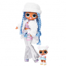 L.O.L. Surprise! O.M.G. Winter Disco Snowlicious Fashion Doll & Sister - English Edition