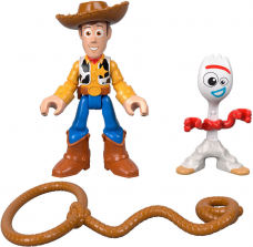 Imaginext Disney Pixar Toy Story Forky and Woody Figures
