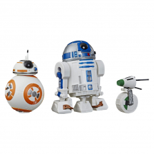 Star Wars Galaxy of Adventures R2-D2, BB-8, D-O Action Figure 3-pack