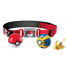 Pokemon Clip 'N' Carry Poke Ball and Quick Ball Belt - Pikachu