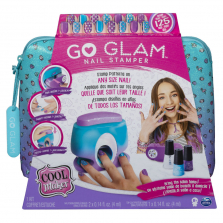 Cool Maker, GO GLAM Nail Stamper, Nail Studio with 5 Patterns to Decorate 125 Nails (Packaging May Vary) 056100