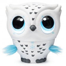 Owleez, Flying Baby Owl Interactive Toy with Lights and Sounds (White) 049789