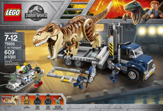 LEGO Jurassic Evolution World T Rex Transport 75933 - Exclusive