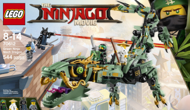 LEGO Ninjago Movie Green Ninja Mech Dragon 70612