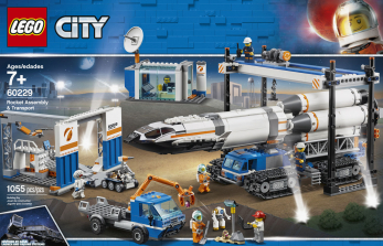LEGO City Space Port Rocket Assembly & Transport 60229