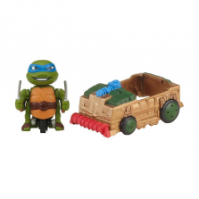 Teenage Mutant Ninja Turtles T-Sprints Lickety Split Leo with Shellraiser Vehicle