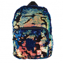 Scattered MagicSequin&Velvet Mini Backpack-Jewel