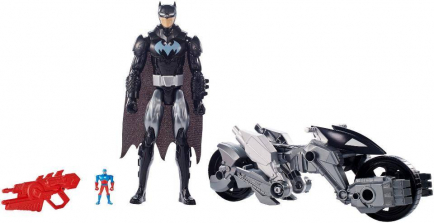 Justice League Action Batman And Transforming Batcycle