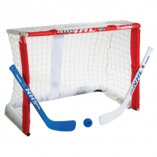 Franklin Sports NHL Fold N Go Mini Hockey Goal and Stick Set