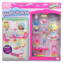 Shopkins Happy Places S3 Welcome Pack - PRETTY KITTY DINNING ROOM