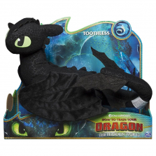 How To Train Your Dragon, Toothless 14-inch Deluxe Plush Dragon - R Exclusive
