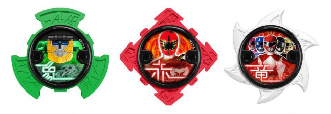 Power Rangers Ninja Steel Power Pack - Ninja Star (Green/Red/White)