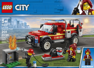 LEGO City Town Fire Chief Response Truck 60231