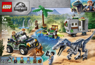 LEGO Jurassic Evolution World Baryonyx Face-Off: The Treasure Hunt 75935