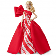 2019 Holiday Barbie Doll - Curly Hair