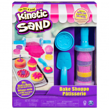 Kinetic Sand, Bake Shoppe Playset with 1lb of Kinetic Sand and 16 Tools and Molds