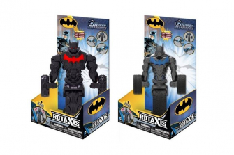 Tech 4 Kids Rotasis Batman and Tri-Drive Figure with Vehicle - Red and Blue