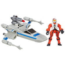 Star Wars Hero Mashers Episode VII Resistance X-Wing and Resistance Pilot