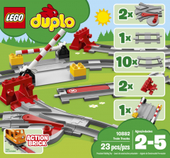LEGO DUPLO Town Train Tracks 10882