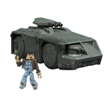 Diamond Select Toys Aliens Minimate 2 inch Action Figure with Armored Personnel Carrier Vehicle - Ellen Ripley