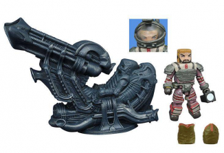 Minimates Aliens Space Jockey 4 inch Vehicle Set