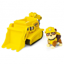 PAW Patrol, Rubble's Bulldozer Vehicle with Collectible Figure 051947
